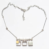 Three Rectangles Necklace by Ashka Dymel