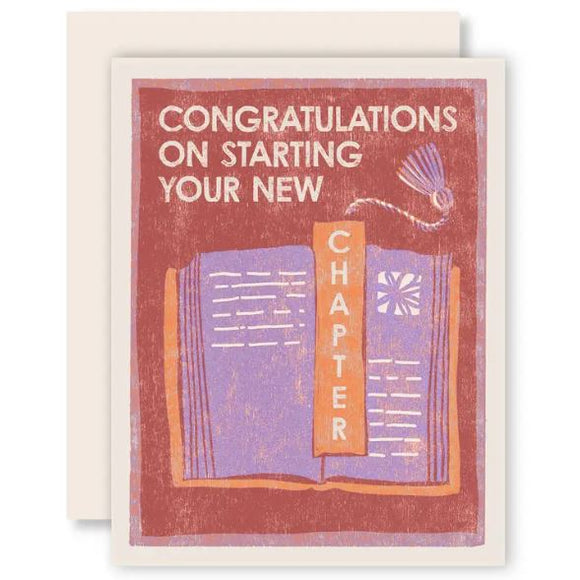 Congratulations (New Chapter) Card by Heartell Press