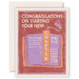 Congratulations (New Chapter) Card by Heartell Press