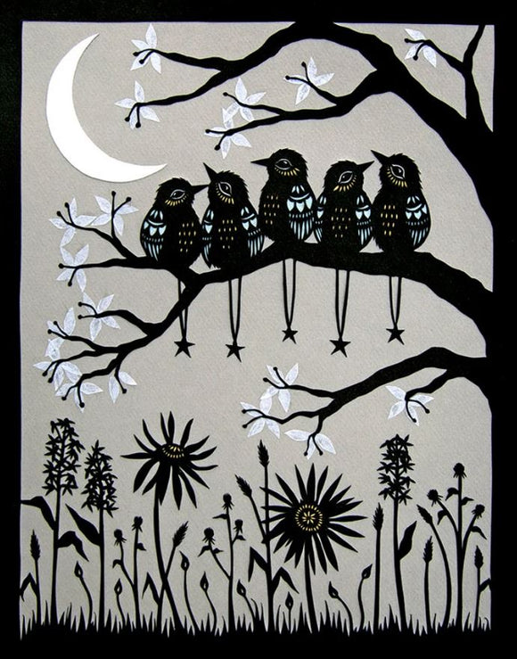 Night Class Print by Angie Pickman