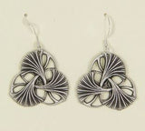 Art Nouveau Ginkgo Earrings by Oberon Design
