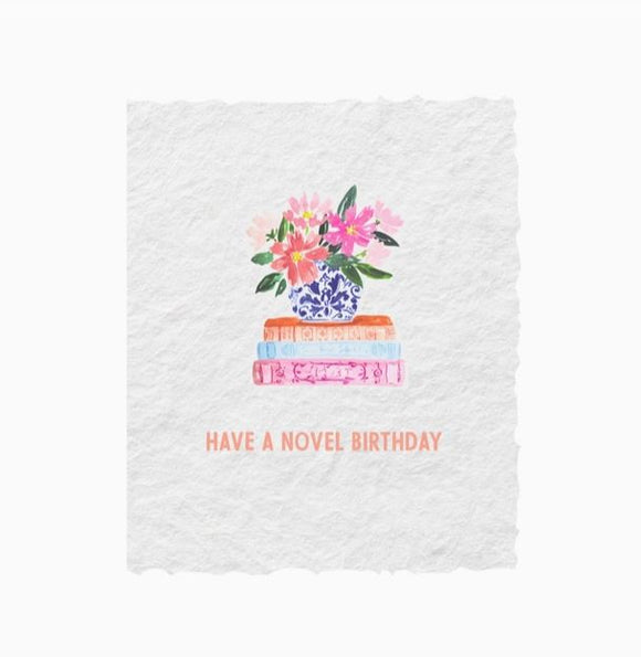 Have a Novel Birthday Greeting Card by Paper Baristas