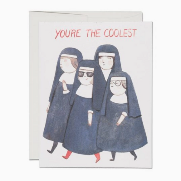 Nuns Friendship Greeting Card from Red Cap Cards
