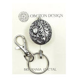 Oak Leaf Acorn Key Ring Purse Hook by Oberon Design