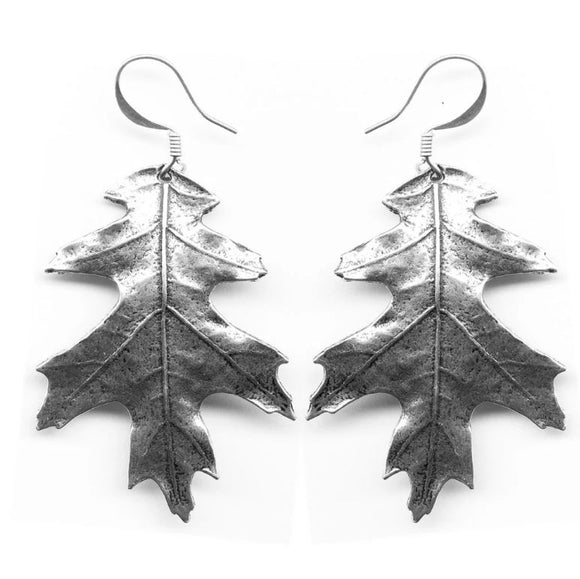 Oak Leaf Earrings by Oberon Design