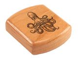 Octopus 2” Flat Wide Secret Box by Heartwood Creations