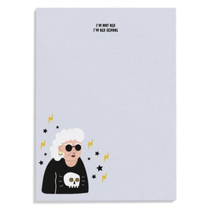 I'm Old School Notepad by Pipsticks