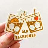 Old Fashioned Cheers Sticker by Bottlebrush Graphics