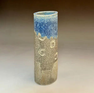 Tall Oval Vase by Macone Clay