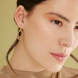 Onesa Small Silver Filigree Earrings by Olmox Fine Filigree Jewelry