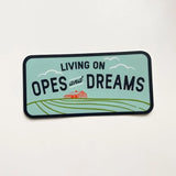 Opes and Dreams Sticker by Bottlebrush Graphics