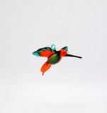 Tina Hummingbird with Dichroic Glass by WGK Glass