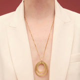 Orinoco Medium Silver Filigree Necklace by Olmox Fine Filigree Jewelry