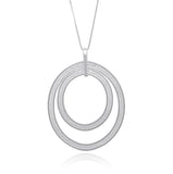 Orinoco Medium Silver Filigree Necklace by Olmox Fine Filigree Jewelry