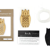 Owl Stitched Ornament Kit by Kiriki Press