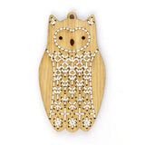 Owl Stitched Ornament Kit by Kiriki Press