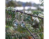 Small Sphere Earrings with Beads by Thomas Kuhner