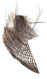 Warm Palm Single Wing Long Pendant Necklace by Merzatta Jewelry