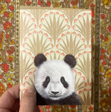 Panda Blank Greeting Card by Emily Uchytil
