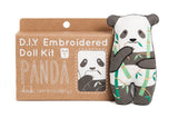 Panda Embroidery Kit by Kiriki Press