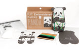 Panda Embroidery Kit by Kiriki Press