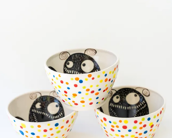 Monster Cereal Bowl by Tim McMahon