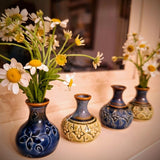 Extra-Small Amphora Bud Vase - Pattern by Plays in Mud Pottery