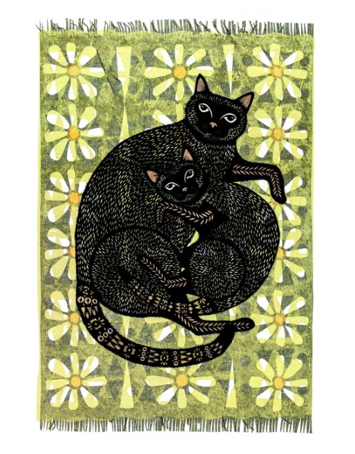 Paws For A Moment Print by Angie Pickman