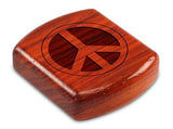Peace Sign 2” Flat Wide Secret Box by Heartwood Creations
