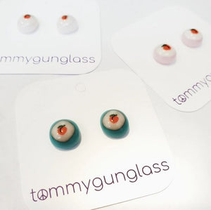 Pretty Peaches Studs by TommyGunGlass