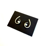 Pearl Post Earrings by Margie Magnuson