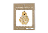 Penguin Stitched Ornament Kit by Kiriki Press