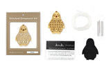 Penguin Stitched Ornament Kit by Kiriki Press