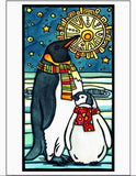 Penguins Set of 8 Greeting Cards by Sarah Angst