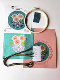 Peony Embroidery Kit by Rikrack Embroidery