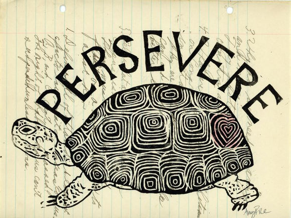 Persevere Print by Amy Rice