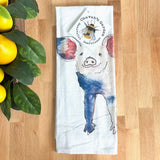 Pig Tea Towel by Chavah's Garden