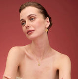 Pile Small Gold Filigree Necklace by Olmox Fine Filigree Jewelry