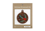 Pine Branch Stitched Ornament Kit by Kiriki Press