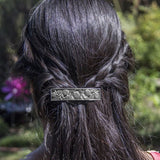 Pinecone Hair Barrette by Oberon Design
