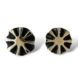 Warm Pinecone Sun Post Earrings by Merzatta Jewelry