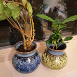 Large Tabletop Planter - Pattern by Plays In Mud Pottery