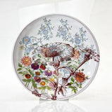 Zinnia Salad Plate by Rothshank Artworks