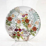 Zinnia Salad Plate by Rothshank Artworks
