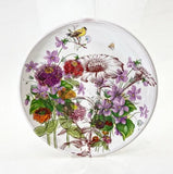 Zinnia Dinner Plate by Rothshank Artworks