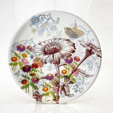 Zinnia Salad Plate by Rothshank Artworks