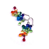 Glass Rossetti Playa Dangle Earrings by Krista Bermeo