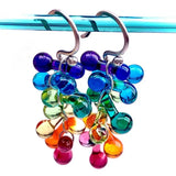 Glass Rossetti Playa Dangle Earrings by Krista Bermeo