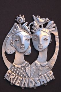 Growing Friends Ornament by Leandra Drumm Designs