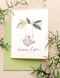 Porch Swing Thinking of You Greeting Card by Sweet Julie Marie